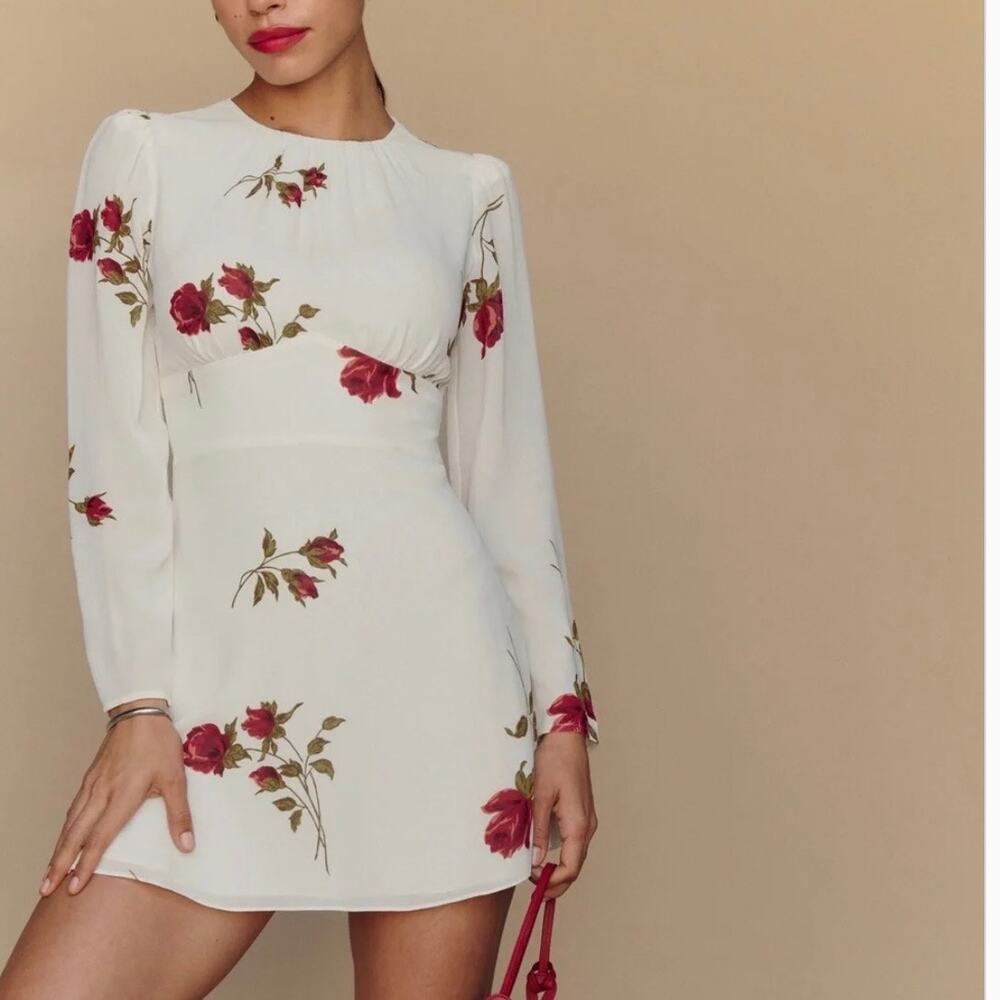Reformation Laken Mini Dress – American Beauty Floral